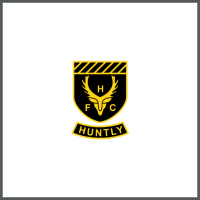 Huntly FC badge with stag motif